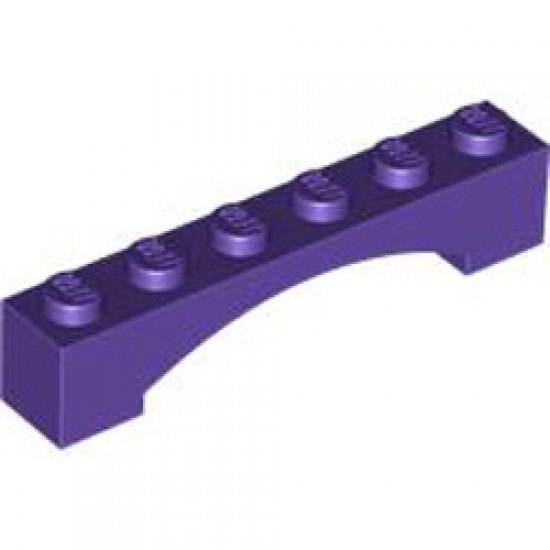 Brick 1x6 with Inside Bow Medium Lilac