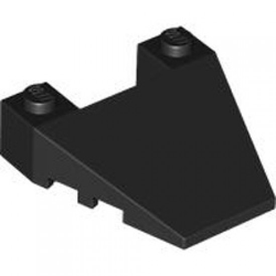 Roof Tile 4x4 Angle / Vertical Corner Black