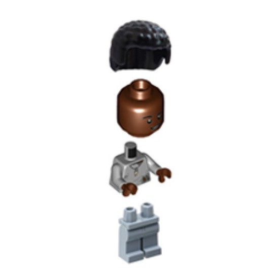 Darius with Medium Stone Grey Shirt Minifigure