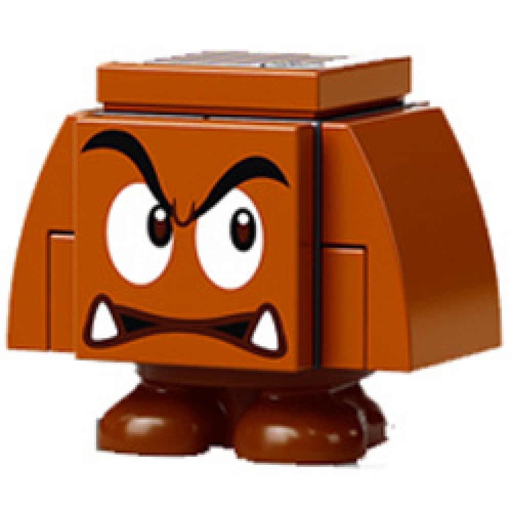 LEGO Part - MAR0051 - Goomba, Angry, Looking Left Minifigure | LEGO ...