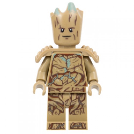 Teen Groot with Shoulder Armor Minifigure